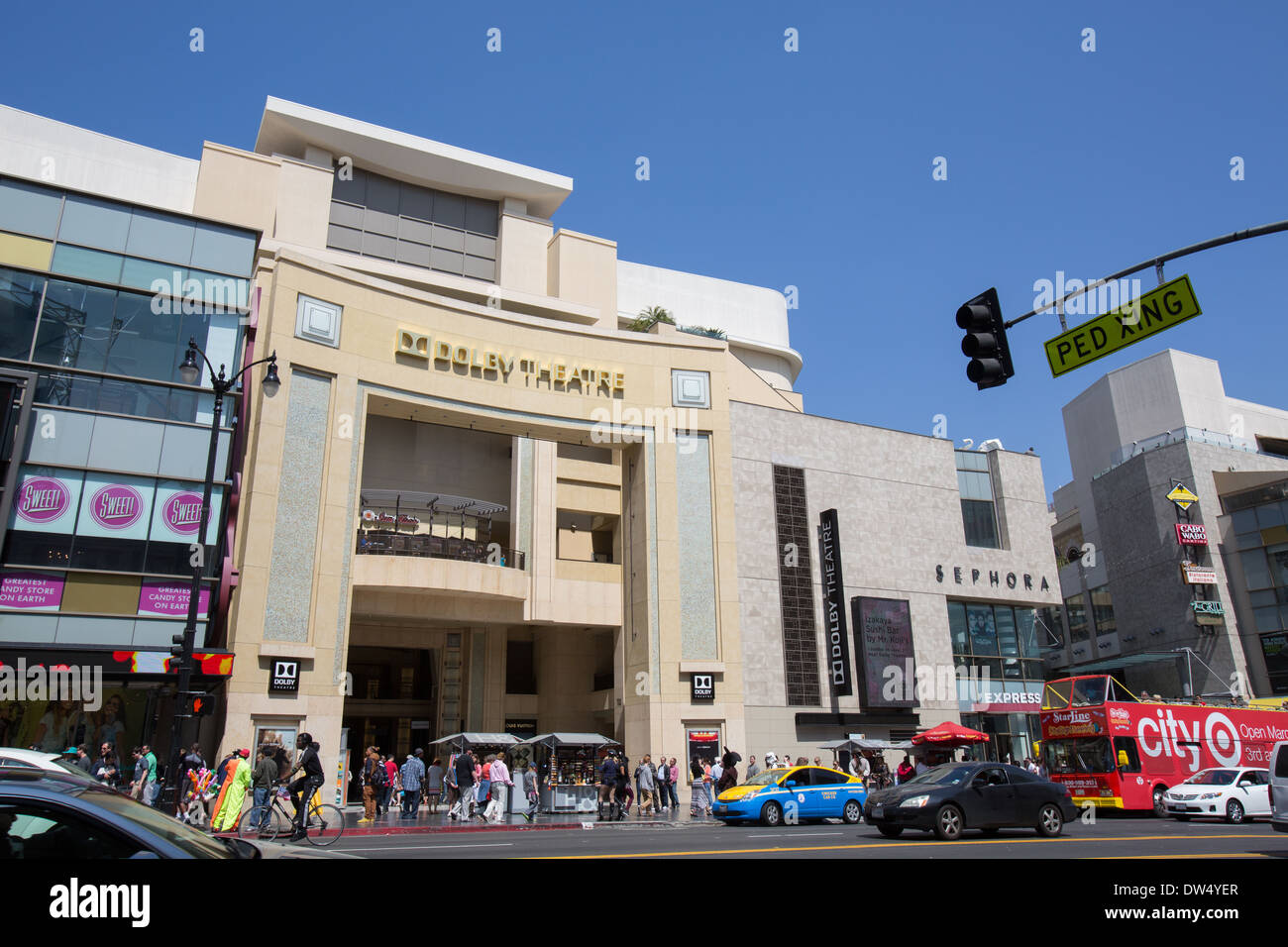 Dolby Theater am Hollywood Boulevard, Hollywood, CA Stockfoto