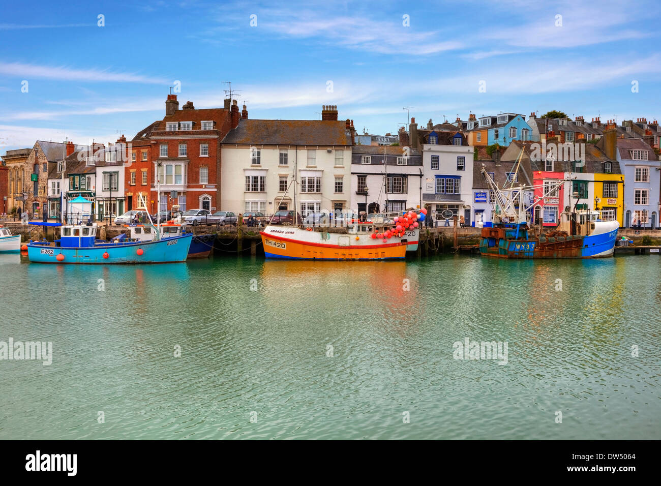 historischen Hafen Weymouth, Dorset Stockfoto