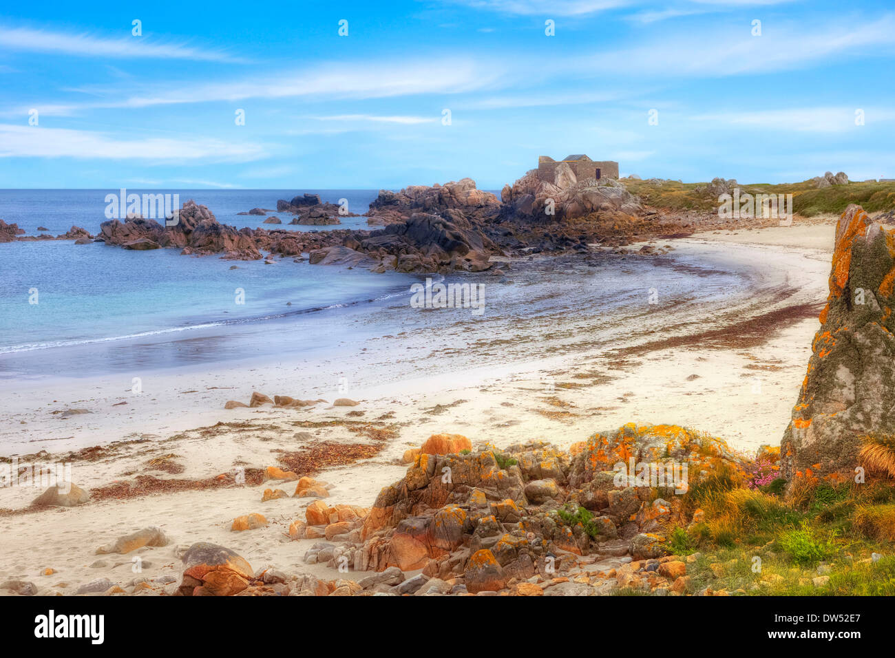 Fort Pembroke Guernsey Grossbritannien Stockfoto