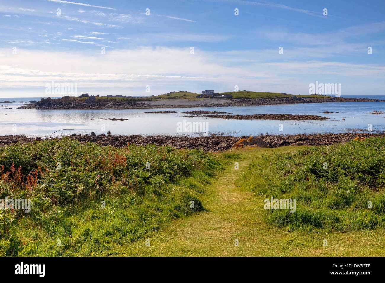 Lihou Insel Guernsey vereint Stockfoto