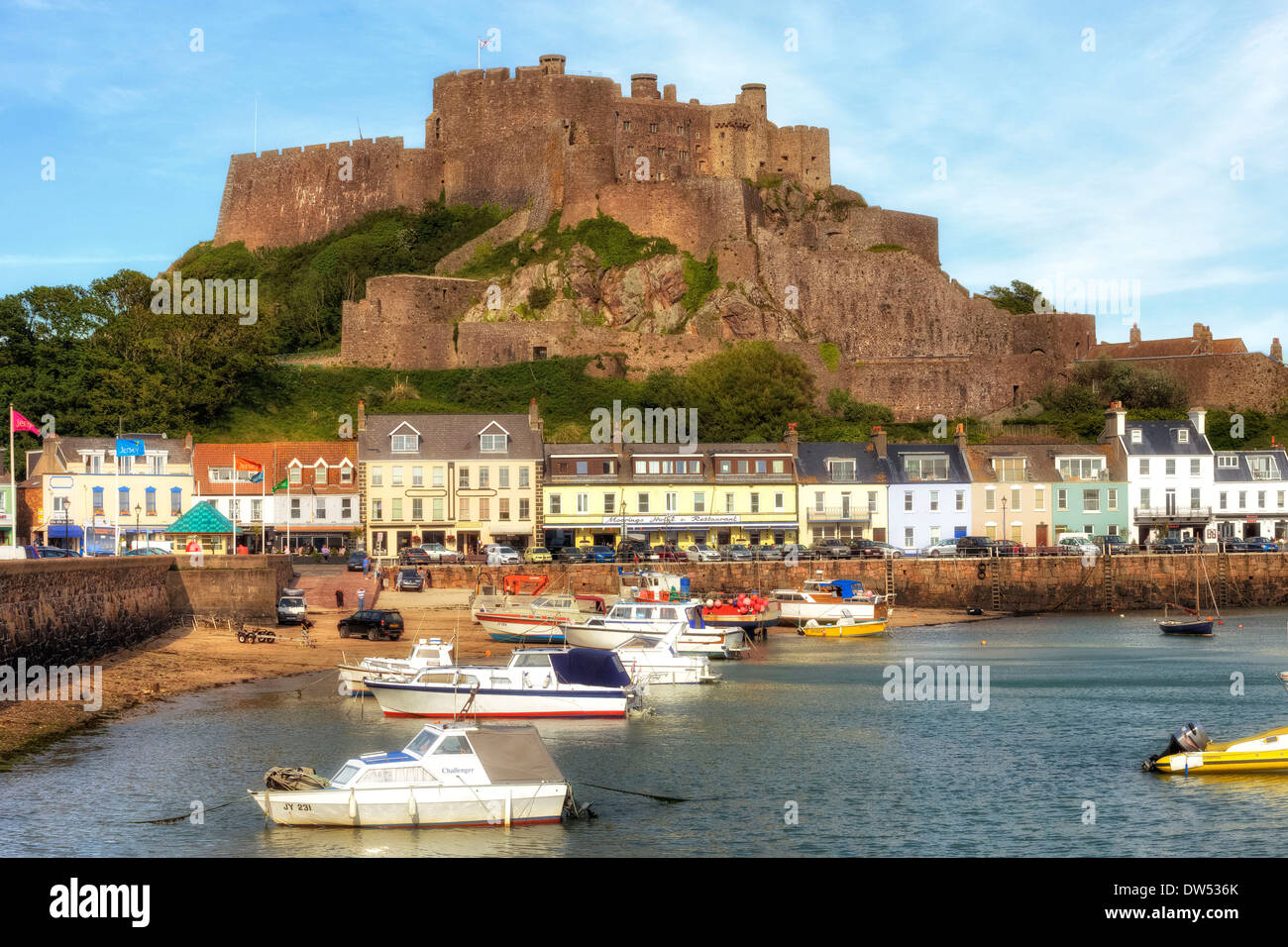 Gorey Burg Gorey Jersey Stockfoto