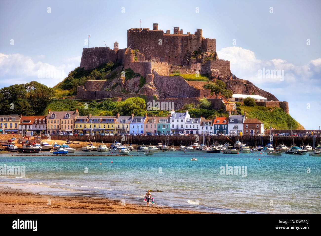 Gorey Burg Gorey Jersey Stockfoto