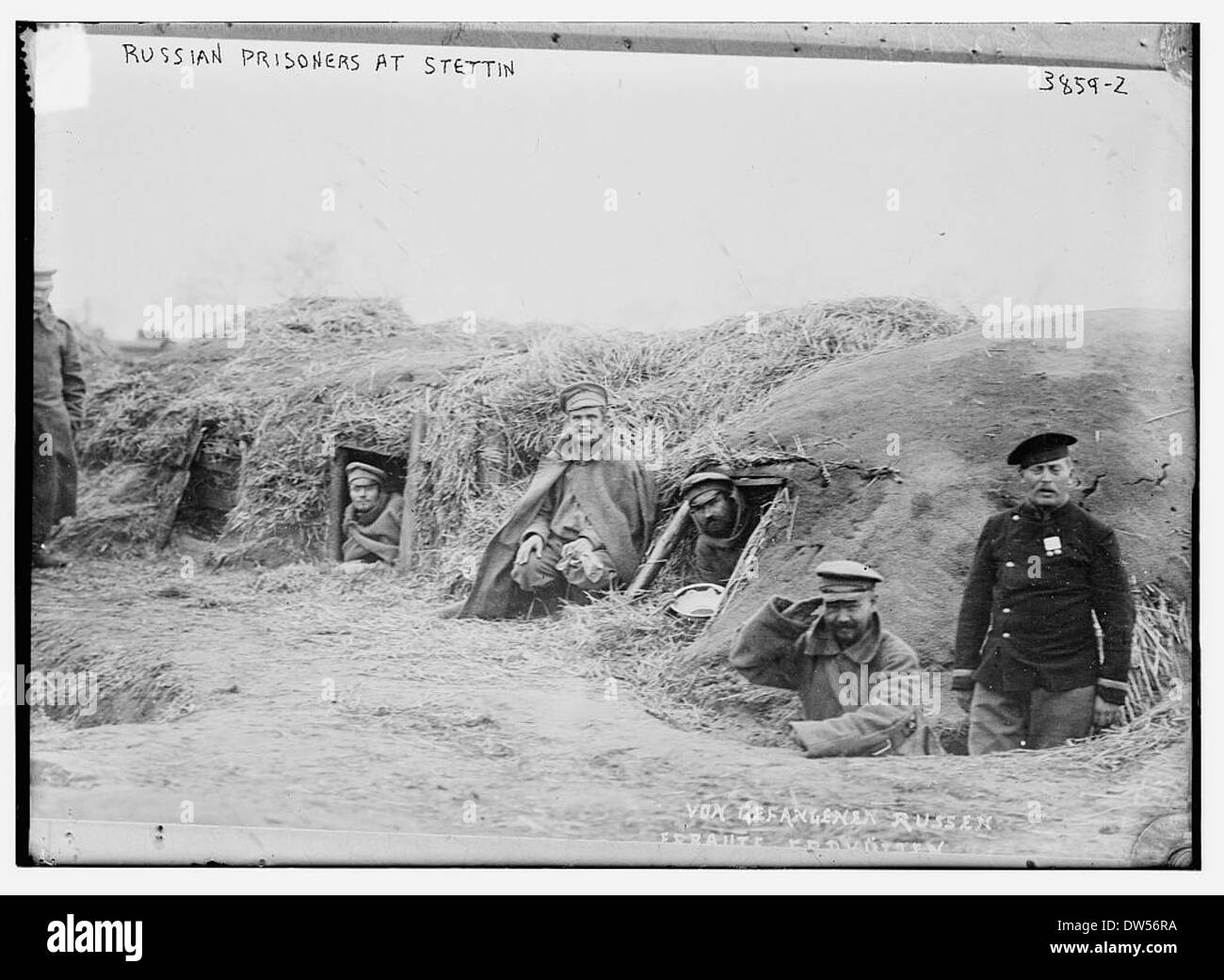 Russische Kriegsgefangene bei Stettin (LOC) Stockfoto
