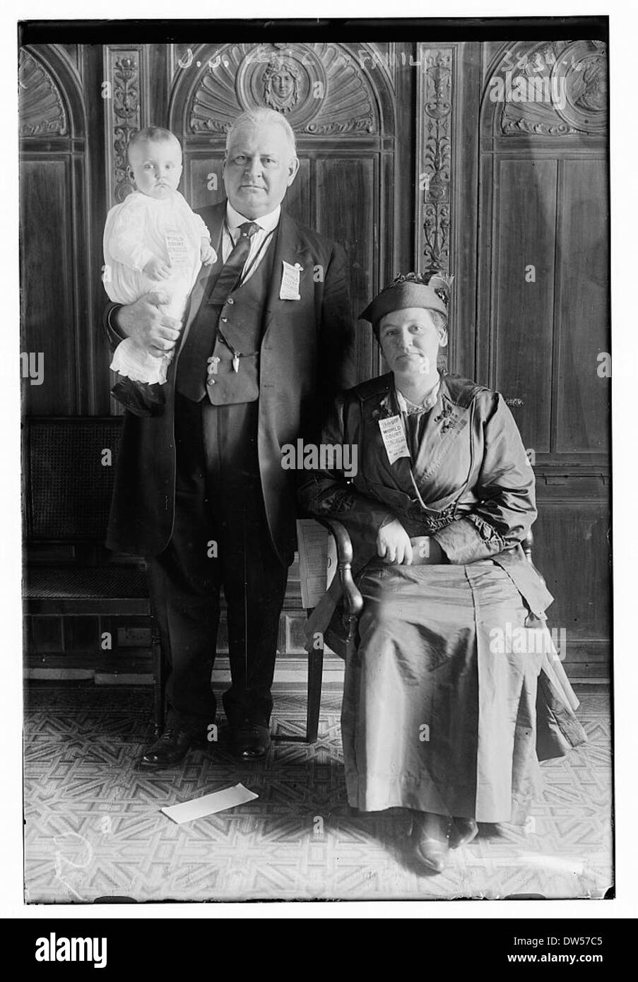 J.j. Lentz und Familie (LOC) Stockfoto