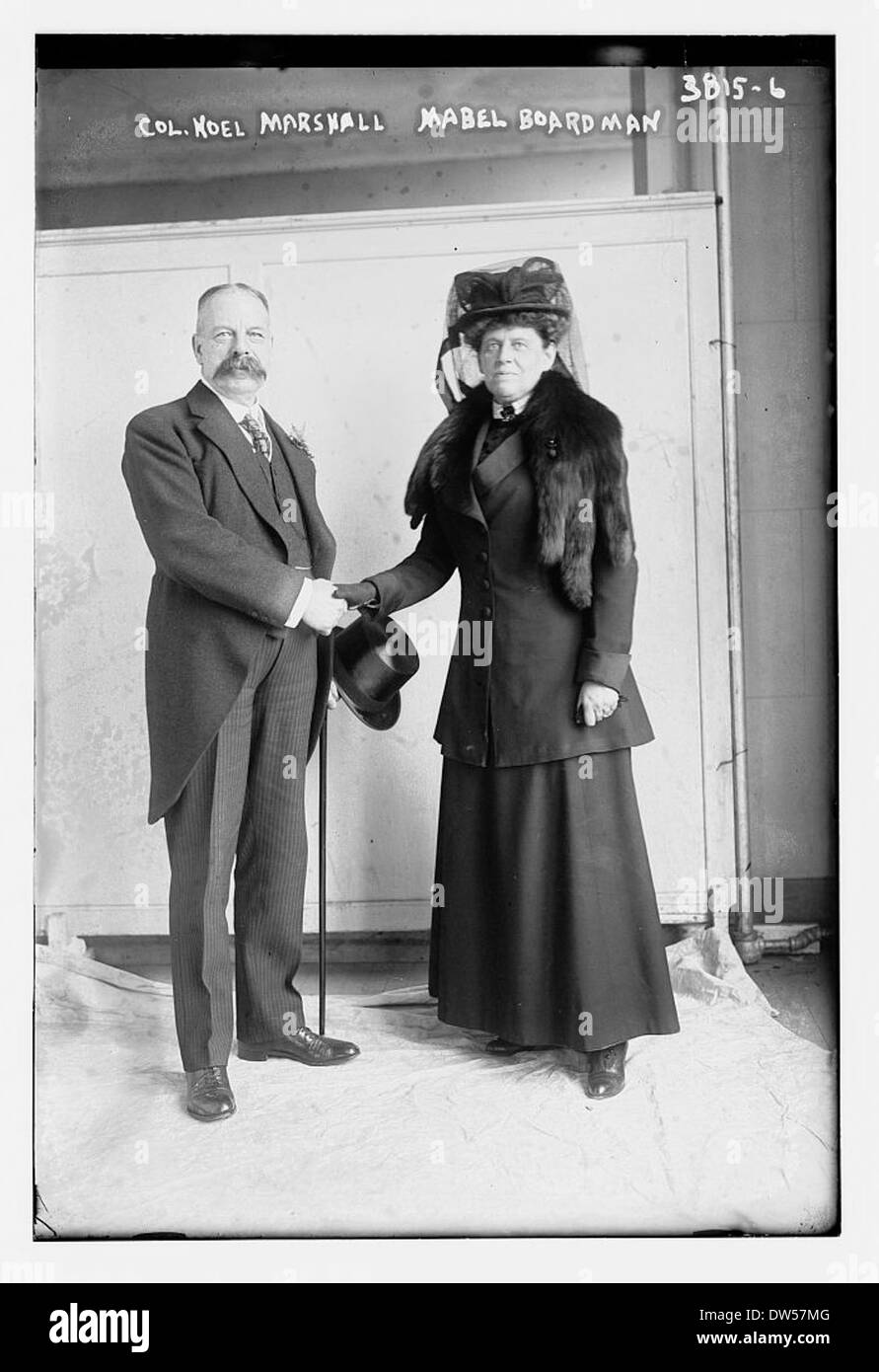 Kol. Noel Marshall & Mabel Boardman (LOC) Stockfoto