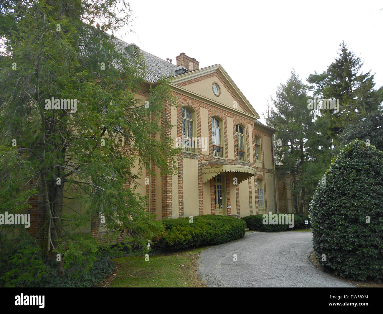 Ein Haus im Greater Homeland Historic District, das seit dem 28. Dezember 2001 im National Register of Historic Places (NRHP) eingetragen ist. Der Distrikt wird durch Charles St., Homeland Ave., York Rd. Und Melrose Ave. In Baltimore, Maryland, definiert. Stockfoto