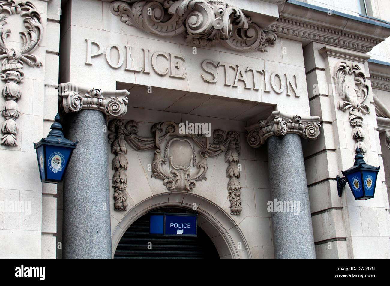Digbeth Polizeistation, Birmingham, UK Stockfoto