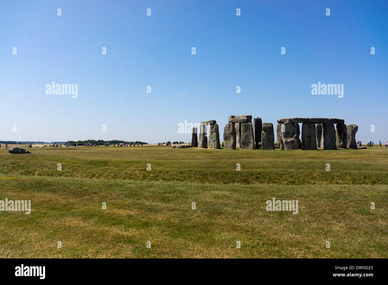 UNESCO-Weltkulturerbe, Stonehenge, Salisbury Plain, Wiltshire, England, Vereinigtes Königreich, Europa Stockfoto