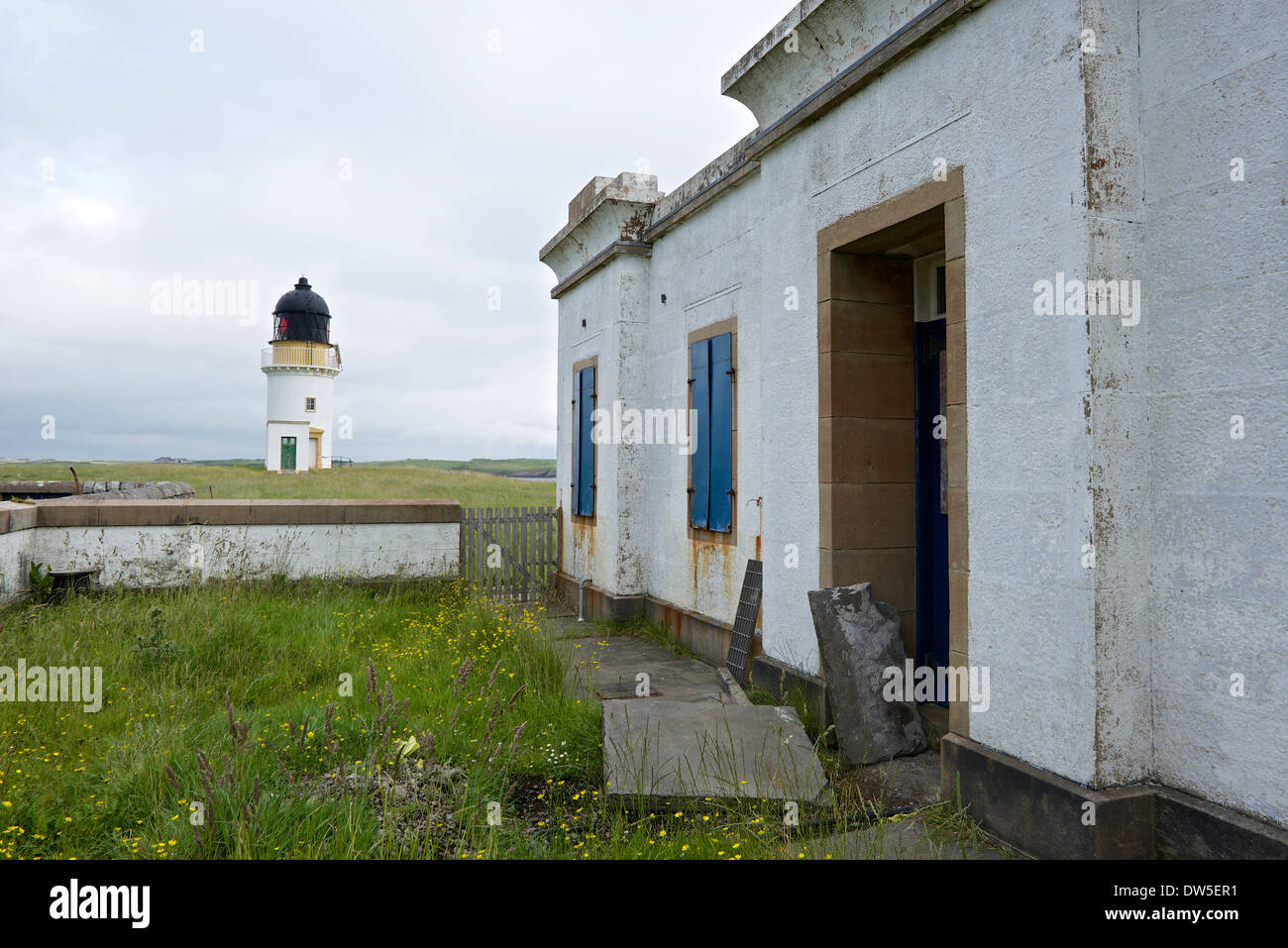 Arnish Leuchtturm Stockfoto