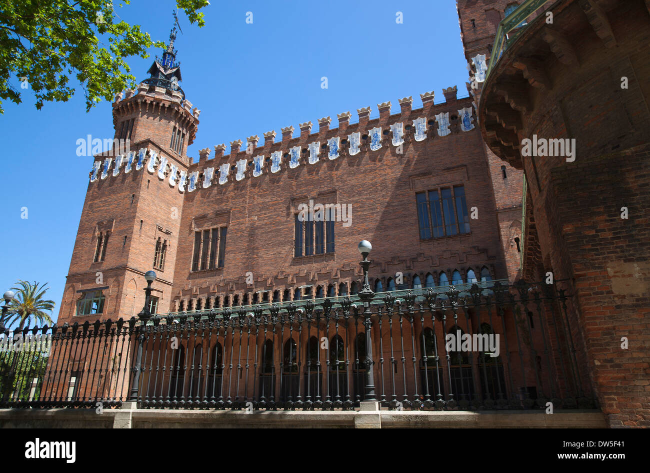 Spanien, Katalonien, Barcelona, Castell Dels Tres Dragons für die 1888 Weltausstellung jetzt Natural Science Museum gebaut. Stockfoto