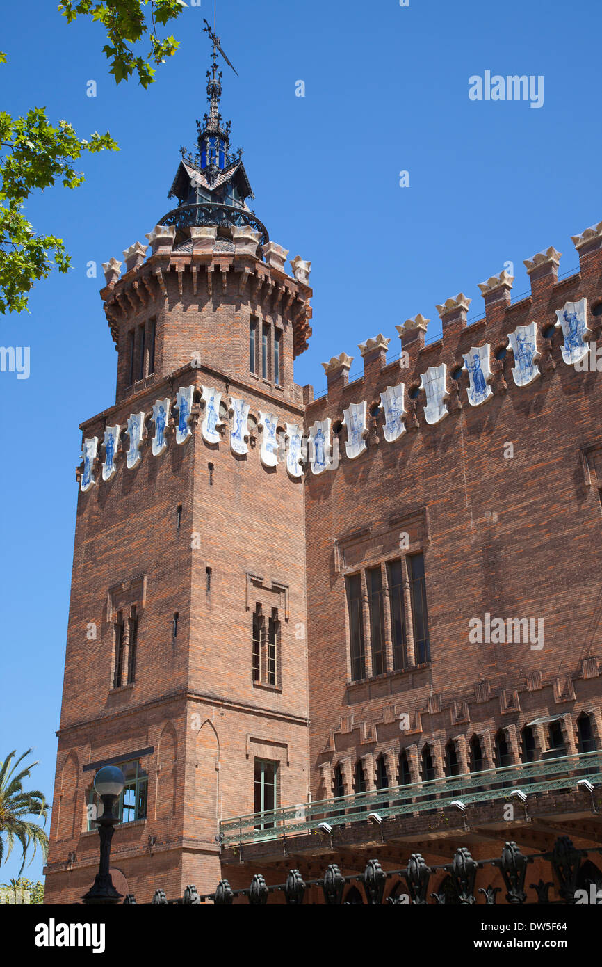 Spanien, Katalonien, Barcelona, Castell Dels Tres Dragons für die 1888 Weltausstellung jetzt Natural Science Museum gebaut. Stockfoto