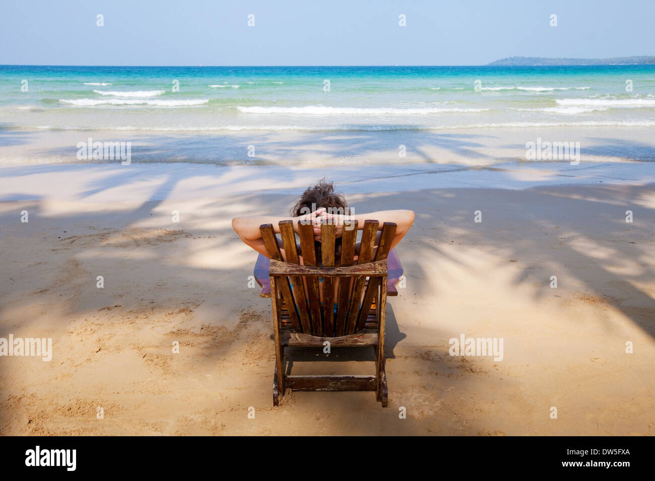 Lonely Beach Stockfoto