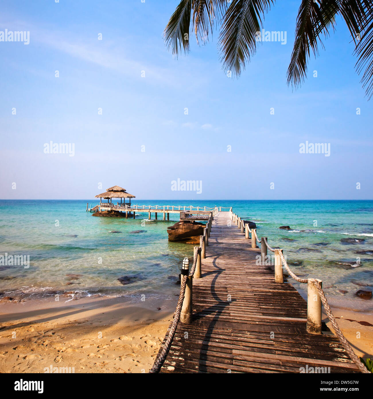 schöner Strand auf Koh Kood Insel, Thailand Stockfoto