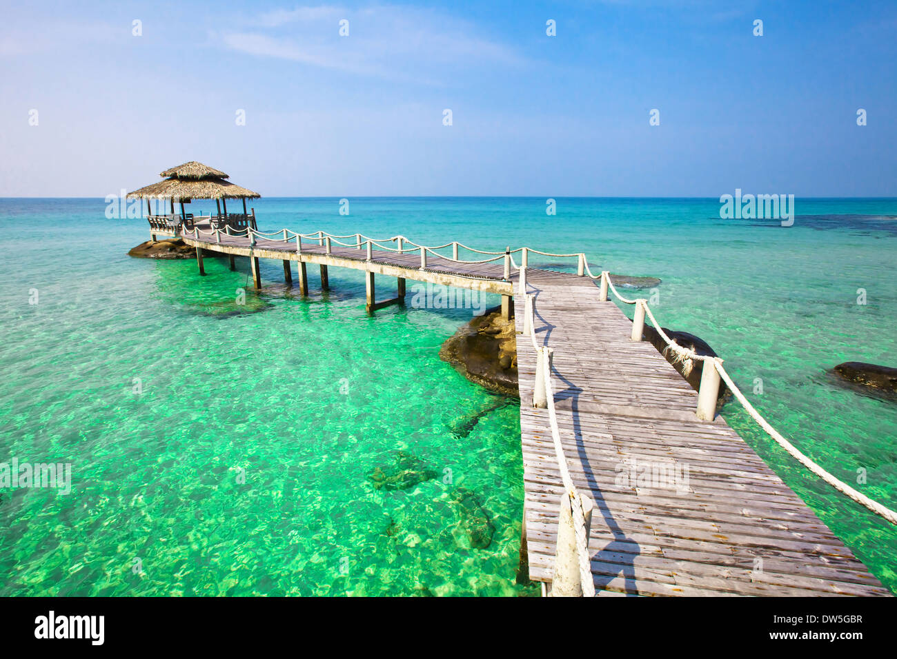 schöne tropische Paradiesstrand Stockfoto