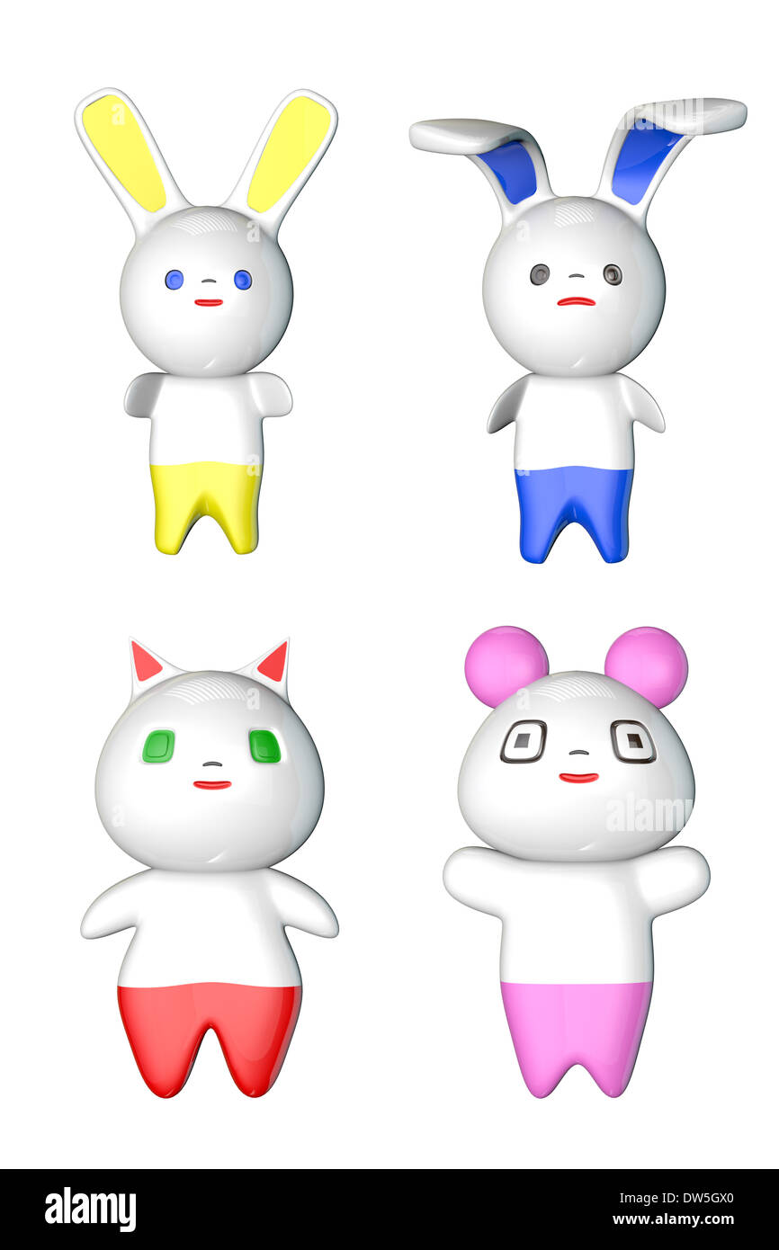 Kawaii japanische figuren Ausgeschnittene Stockfotos und -bilder - Alamy