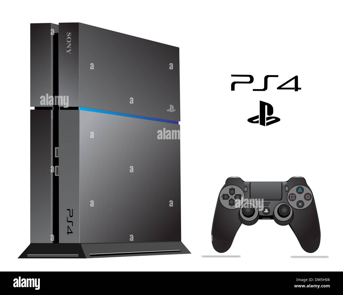 Sony PS 4 Stockfoto