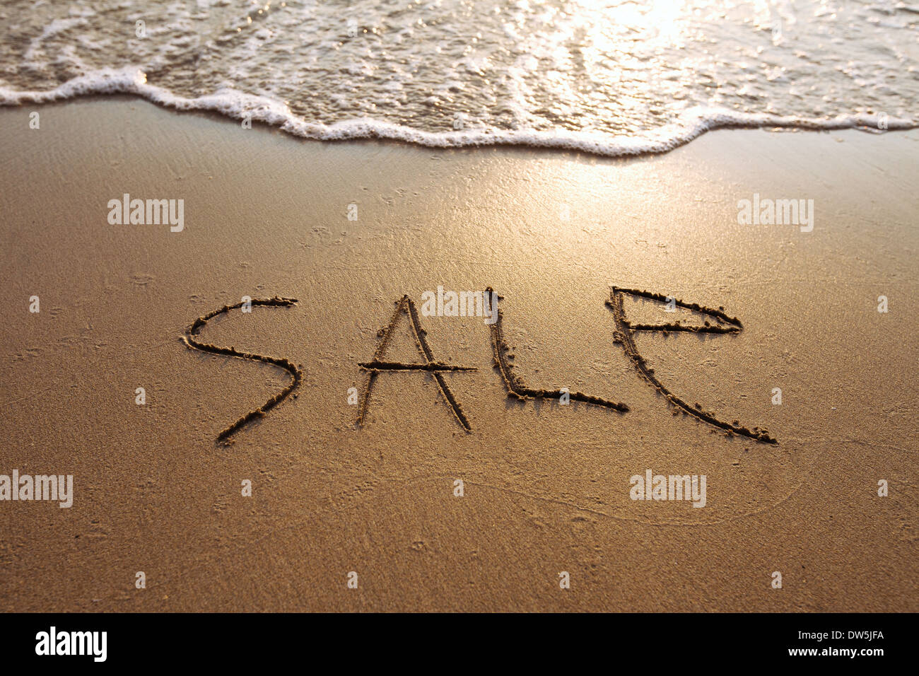 Ausverkauf Stockfoto