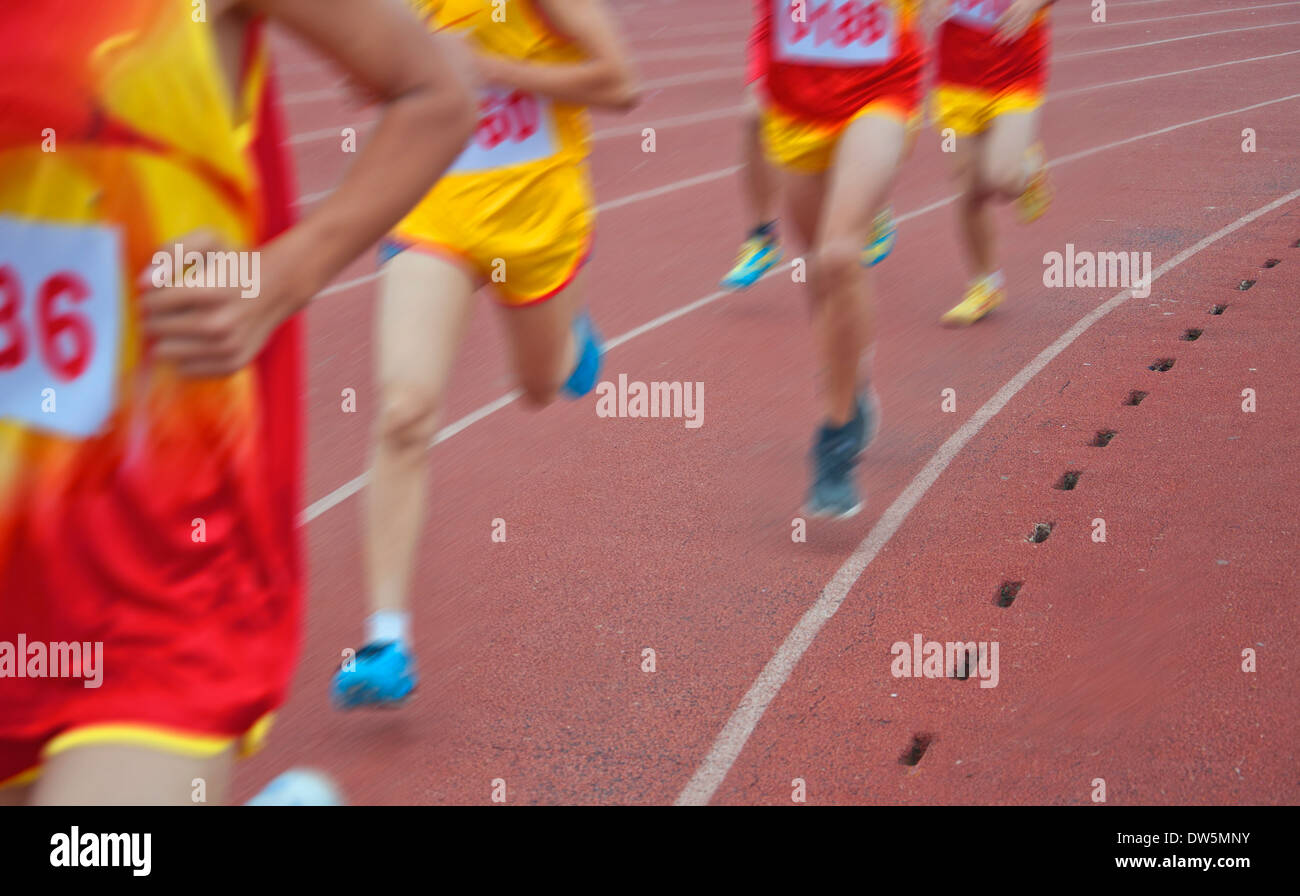 Langstreckenläufer Stockfoto