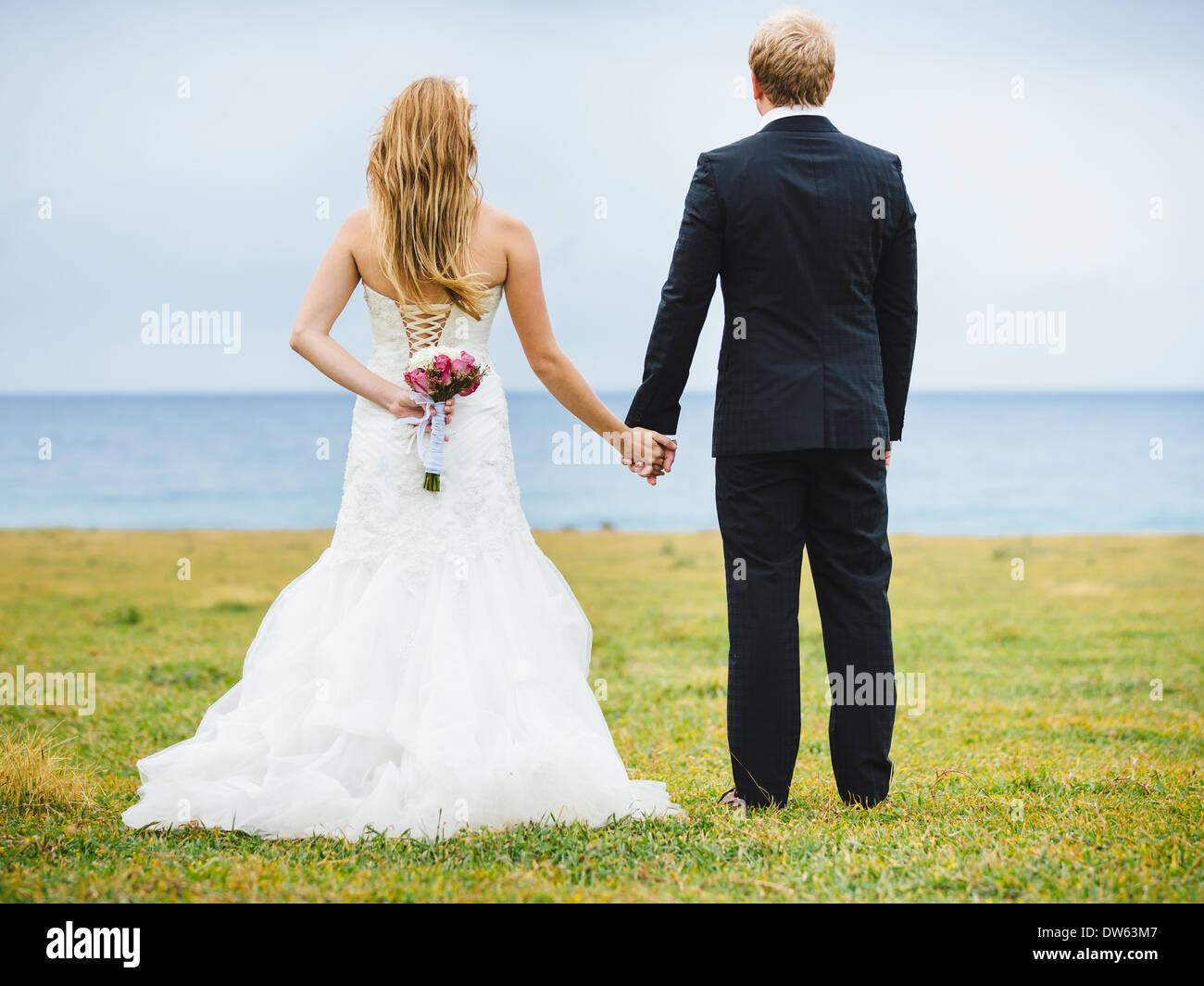 Hochzeit. Braut und Bräutigam Stockfoto