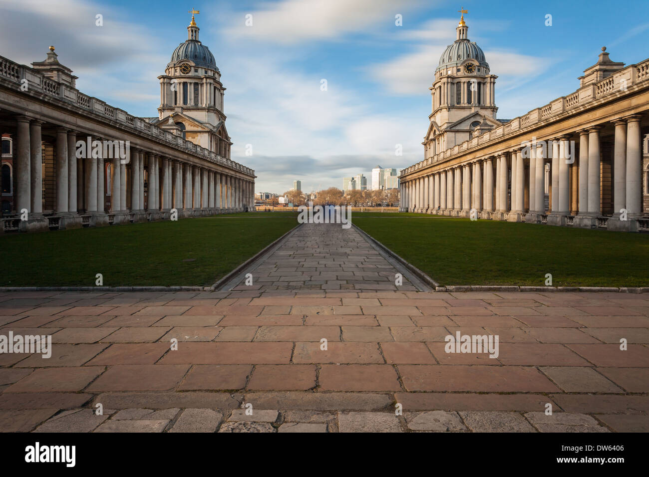 Old Royal Naval College in Greenwich, London. Stockfoto