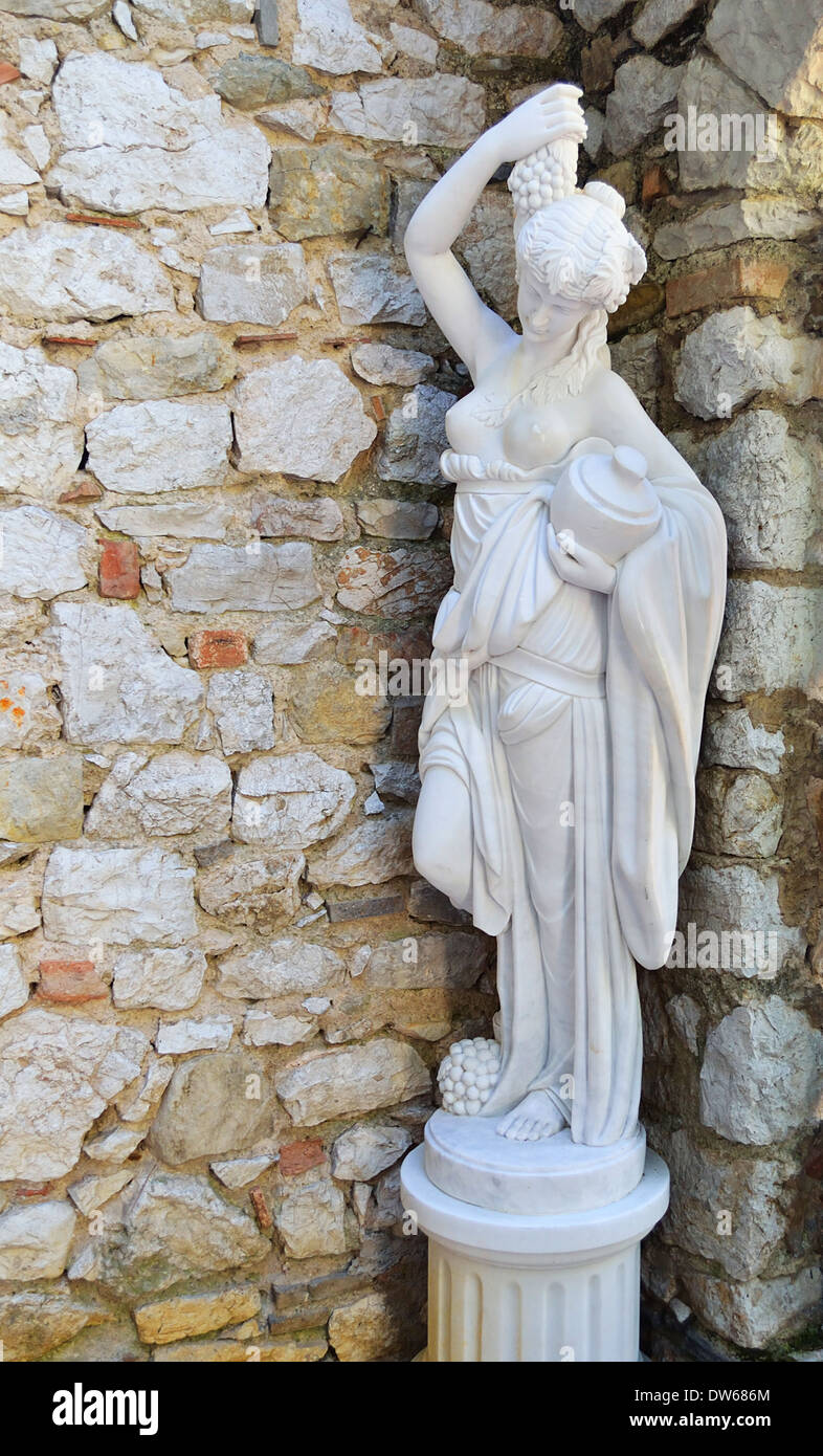 Griechische Göttin statue Stockfoto