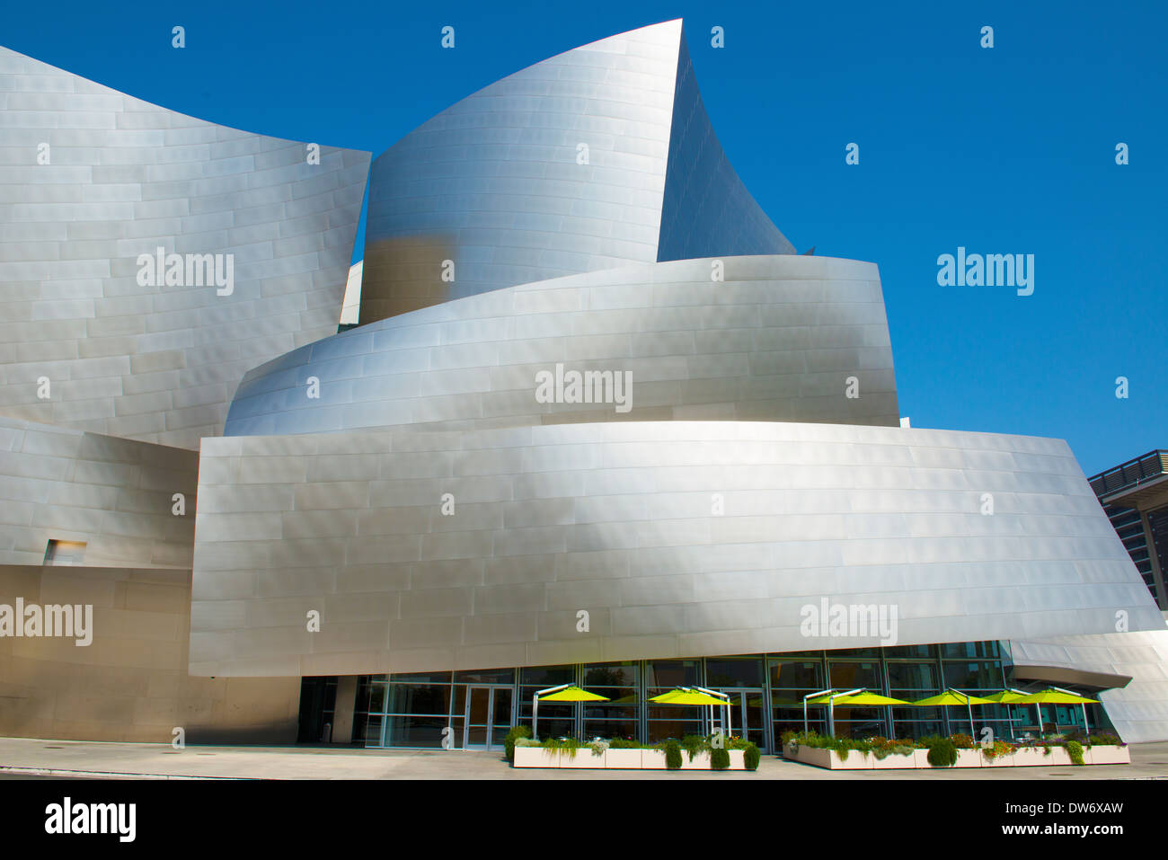 Walt Disney Concert Hall Grand Ave Los Angeles Kalifornien USA Stockfoto