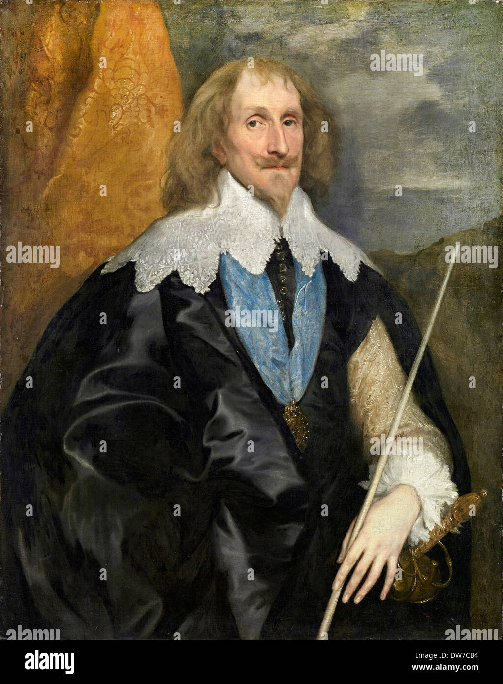 Anthony van Dyck, Philip Herbert, 4. Earl of Pembroke. Ca. 1634. Öl auf Leinwand. National Gallery of Victoria, Australien. Stockfoto