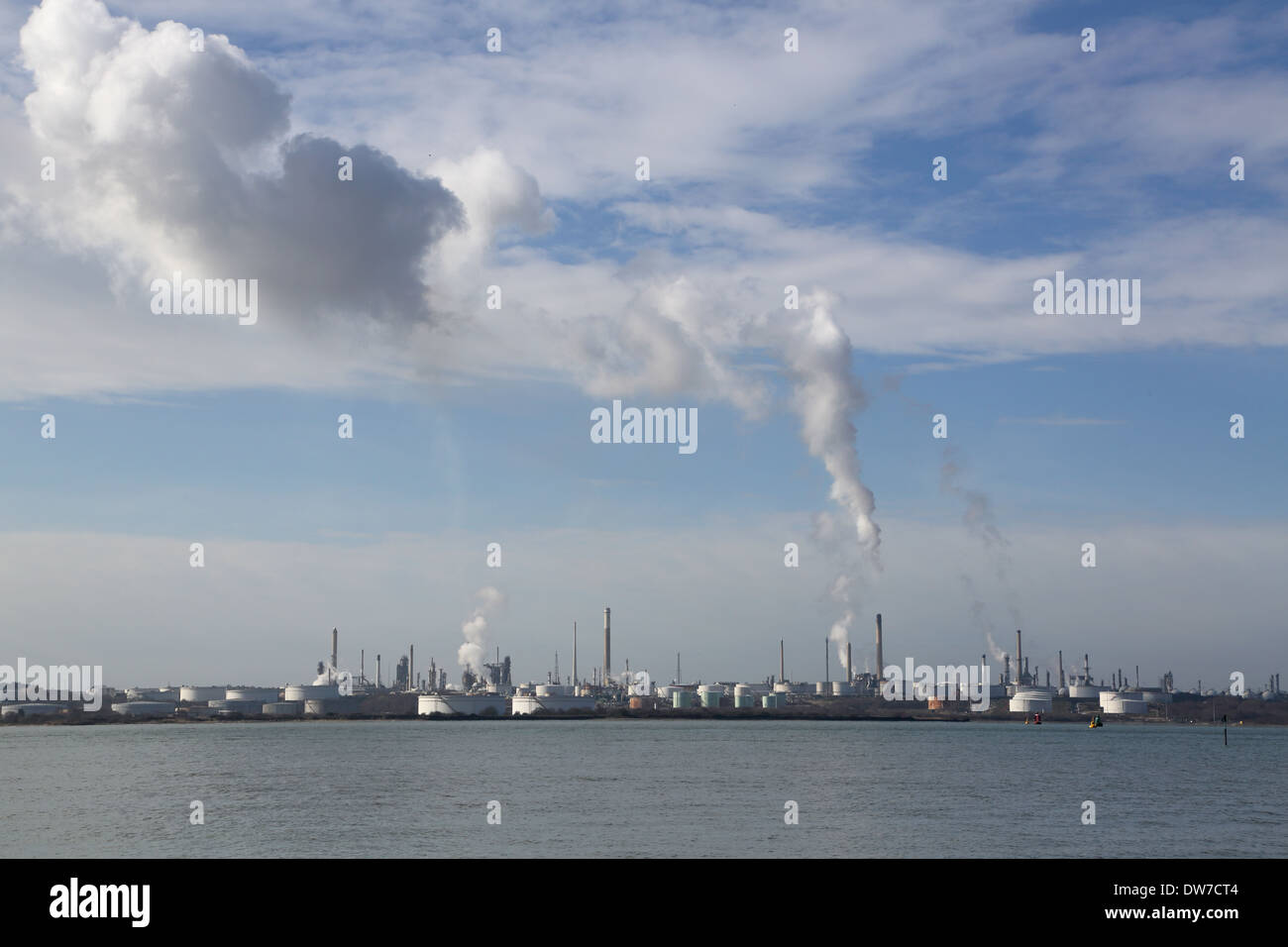 Der Blick über das Wasser aus southhampton netley Hampshire Stockfoto