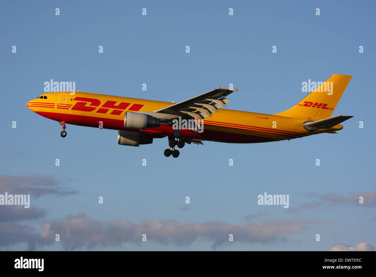 DHL AIRBUS A300 Stockfoto