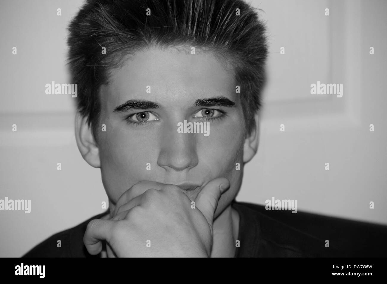 Teenager männlich. Stockfoto