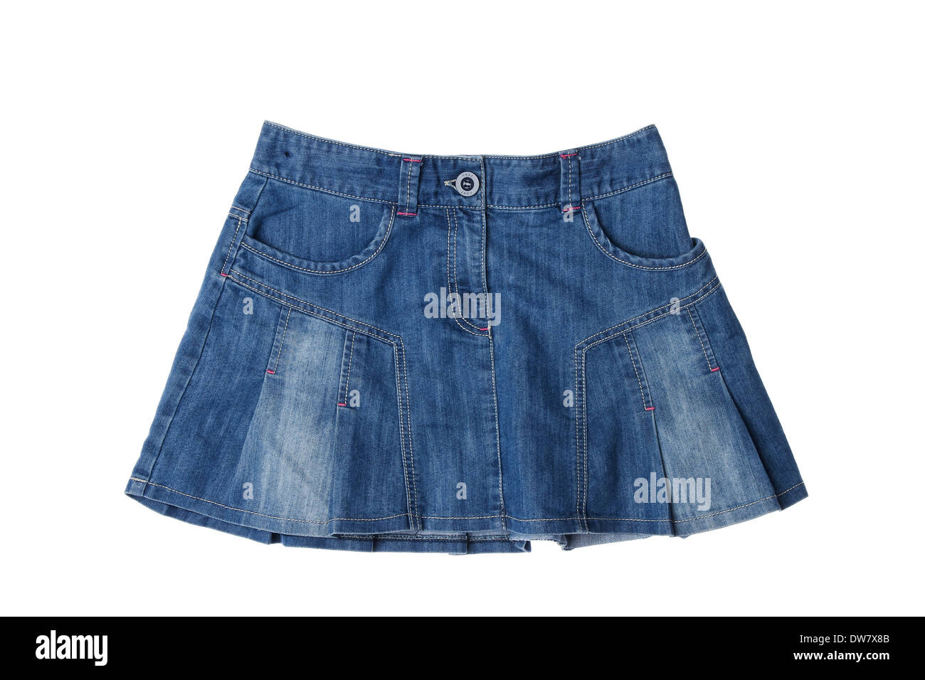 Damen Jeansrock Stockfoto