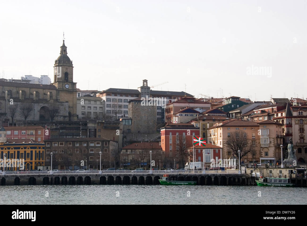 Gecho Fluss, Biskaya, Bilbao, Baskenland, Spanien Stockfoto