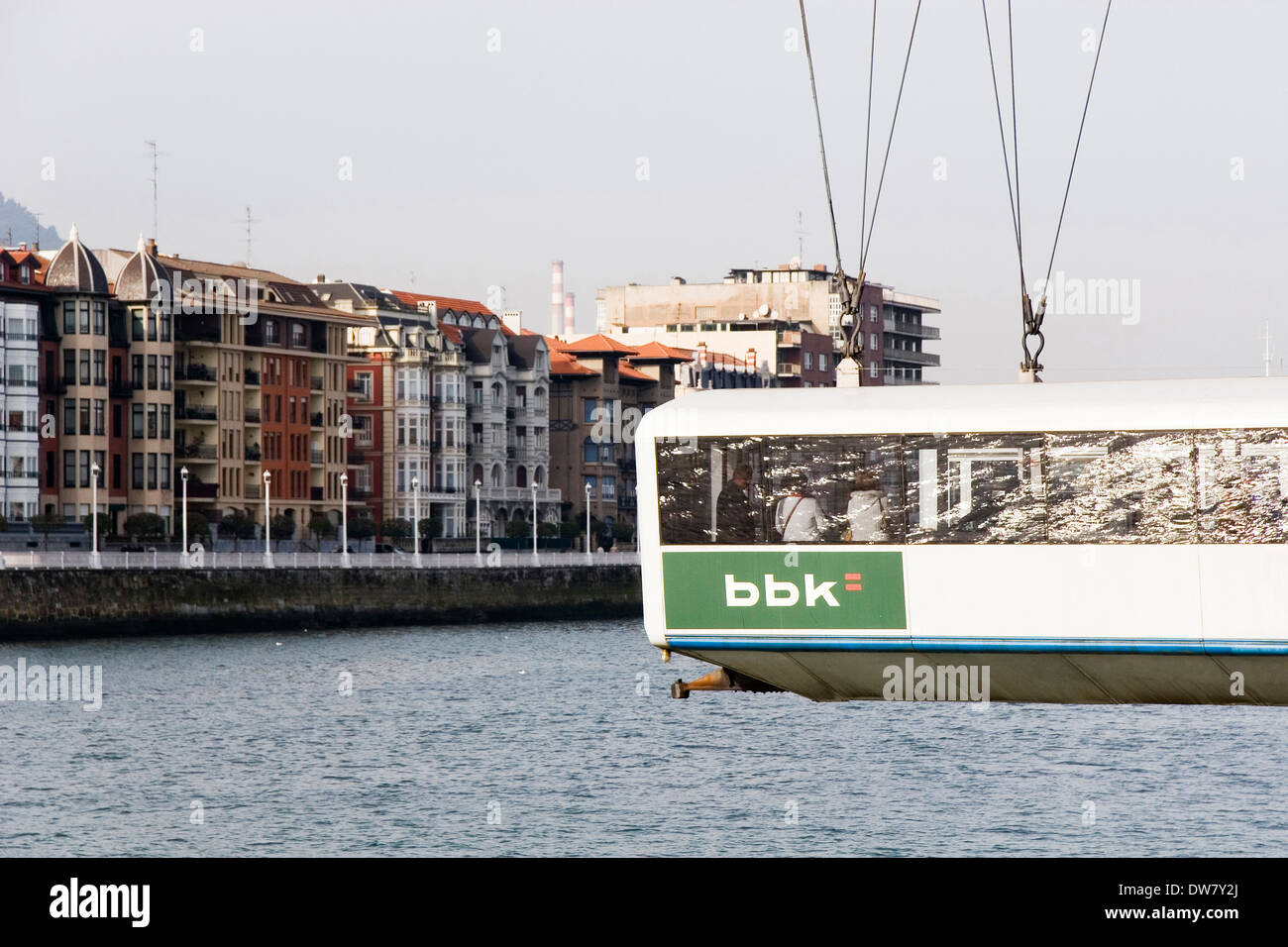 Fähre Las Arenas, Gecho Fluss, Biskaya, Bilbao, Baskenland, Spanien Stockfoto