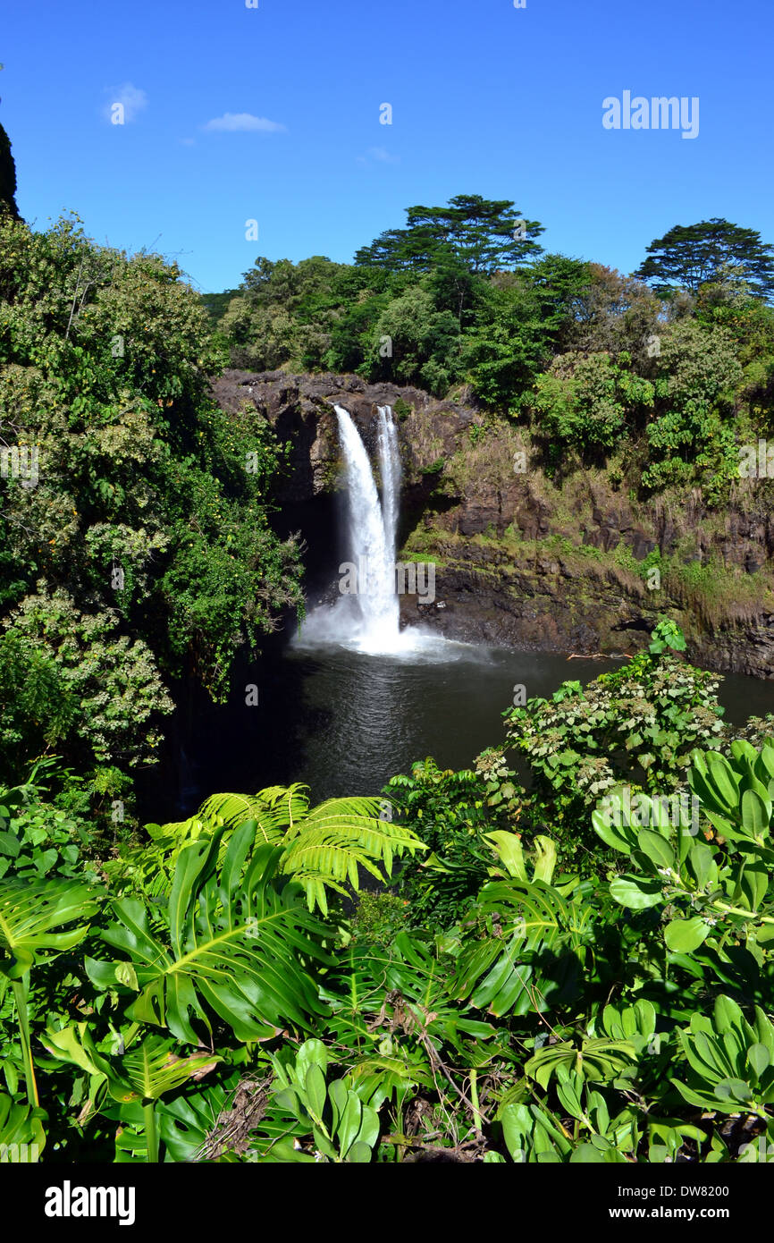 Rainbow Falls, Hilo, Big Island, Hawaii, USA Stockfoto