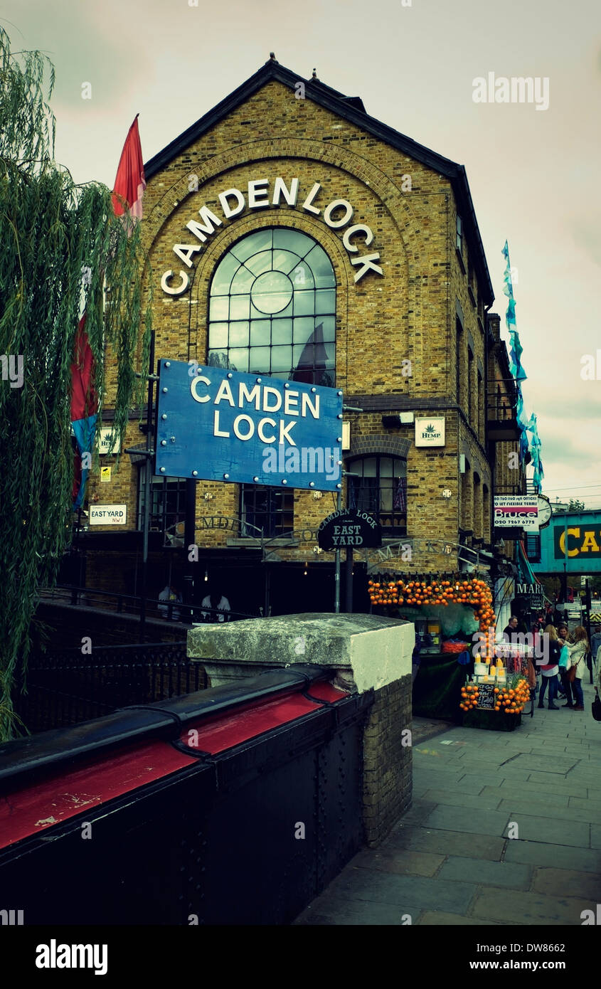 Camden Lock, High Street, Nord-London, UK Stockfoto