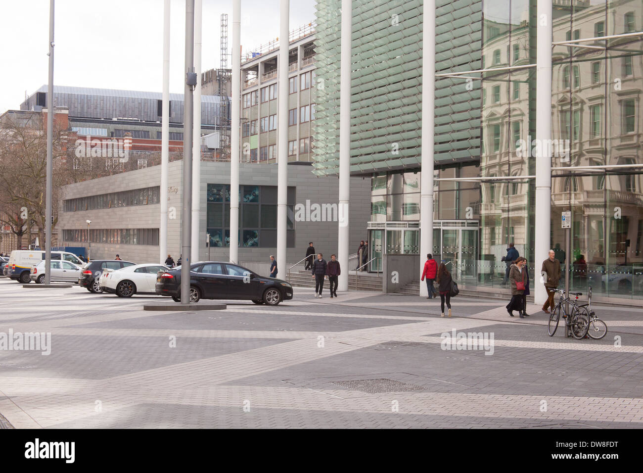 Imperial College, Exhibition Road, Kensington, London, England, Vereinigtes Königreich. Stockfoto