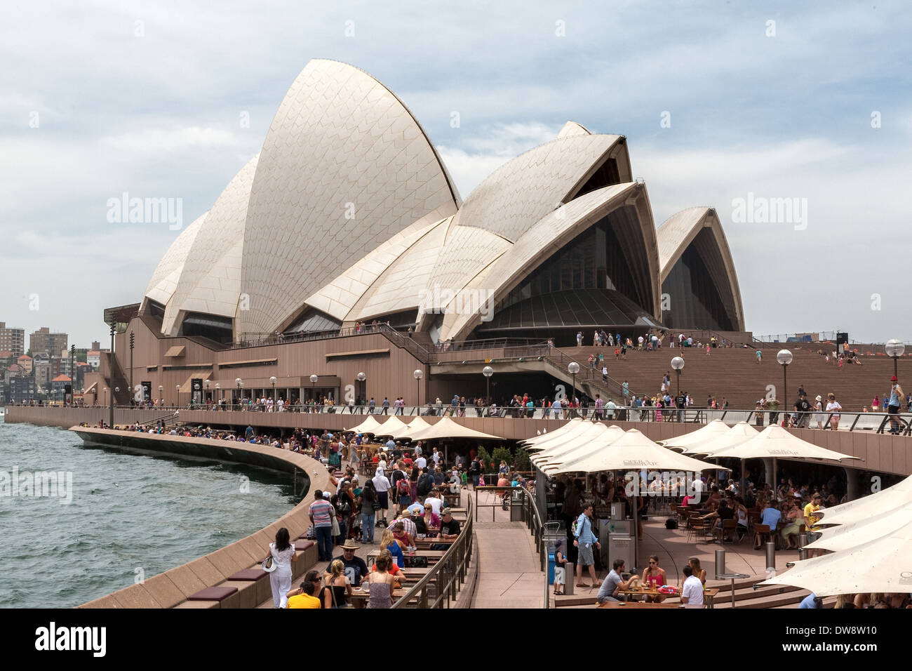 Circular Quay & Sydney Opera House, Australien Stockfoto