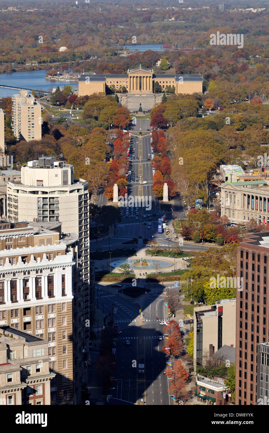 Philadelphia Museum of Art in Philadelphia, Pennsylvania, USA Stockfoto