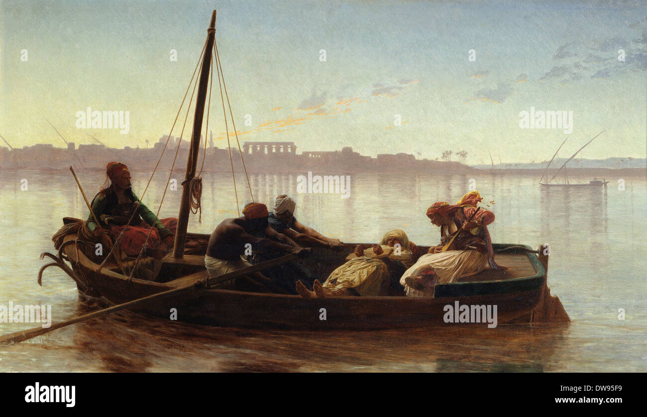 Jean-Léon Gérôme - The Prisoner - XIX Jahrhunderts - französische Schule Stockfoto