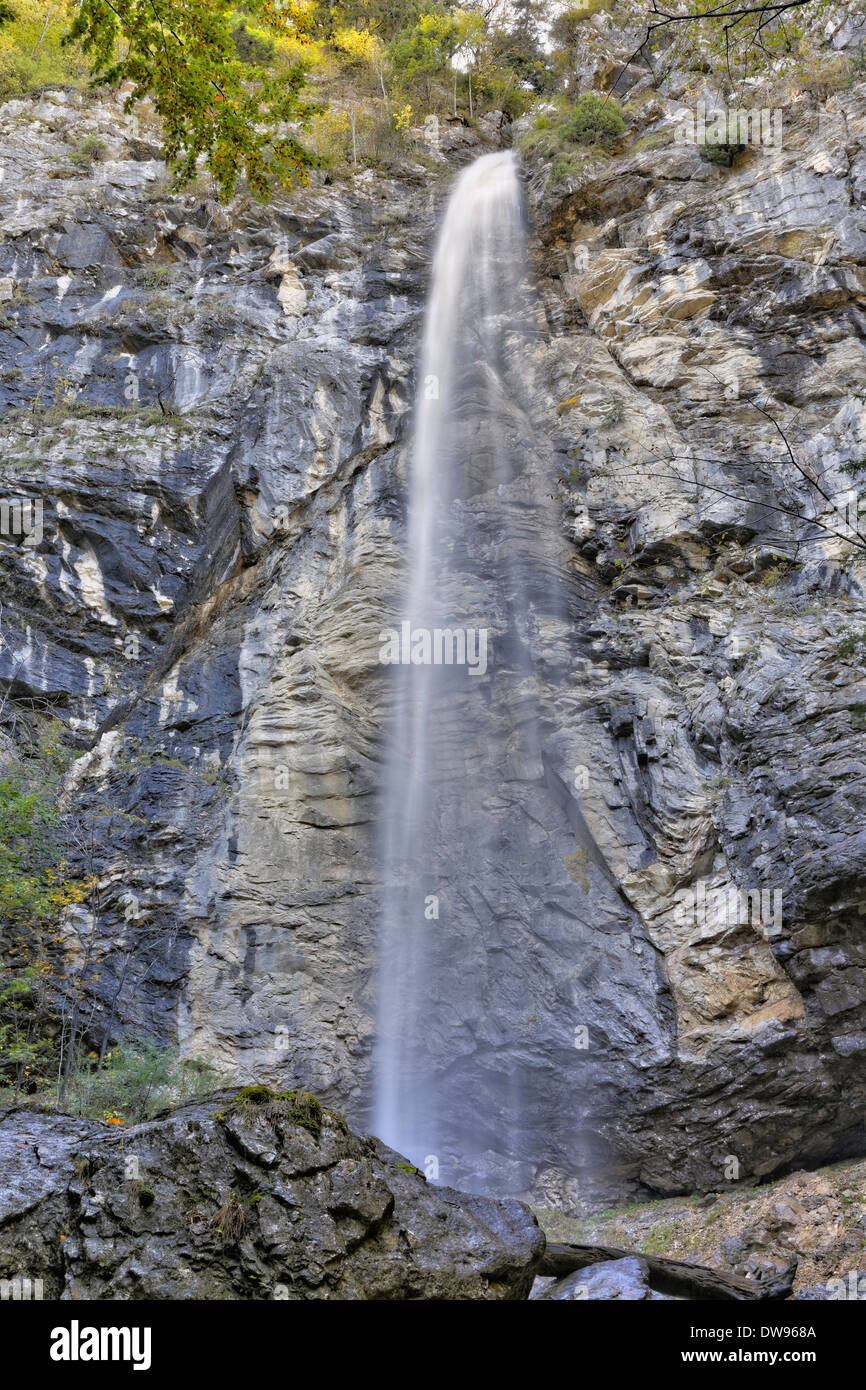 Schoßrinn Wasserfall, Falknerei-Tal, Aschau Im Chiemgau, Chiemgauer Alpen, Upper Bavaria, Bavaria, Germany Stockfoto