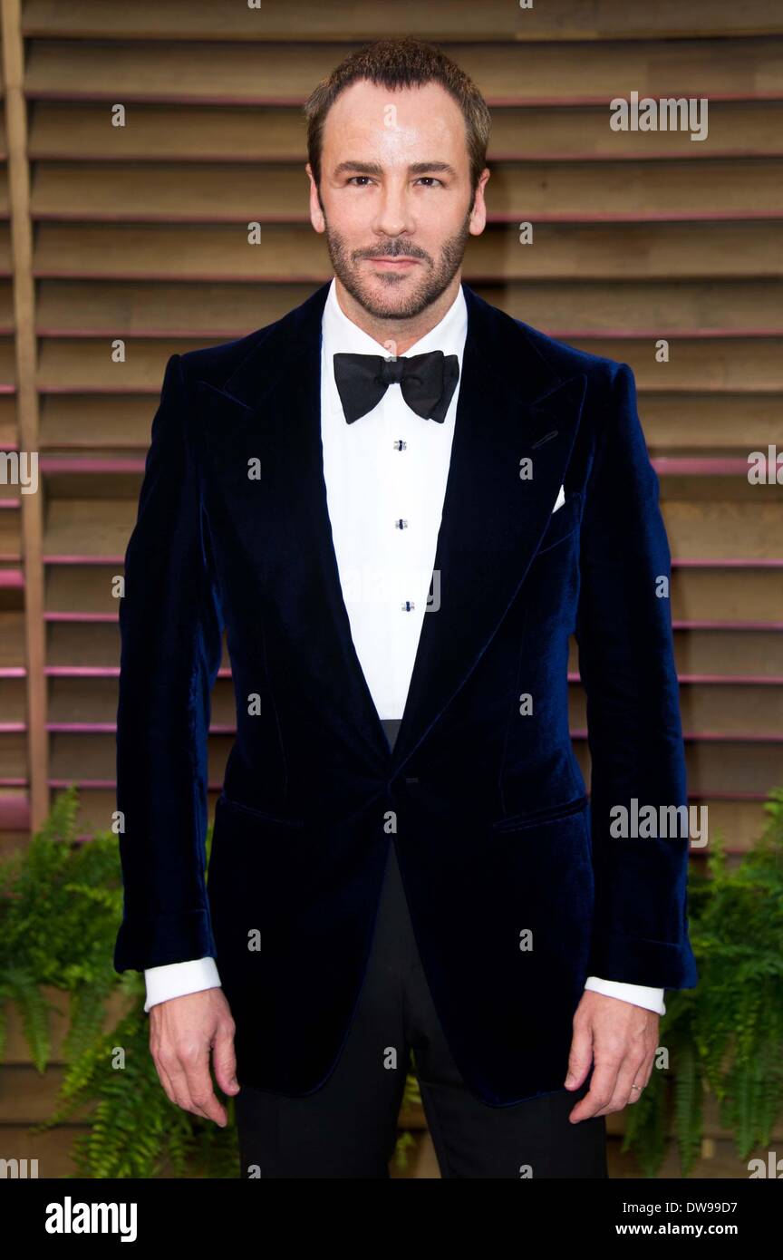 TOM FORD 2014 VANITY FAIR LOS ANGELES USA 03 März 2014 Stockfoto