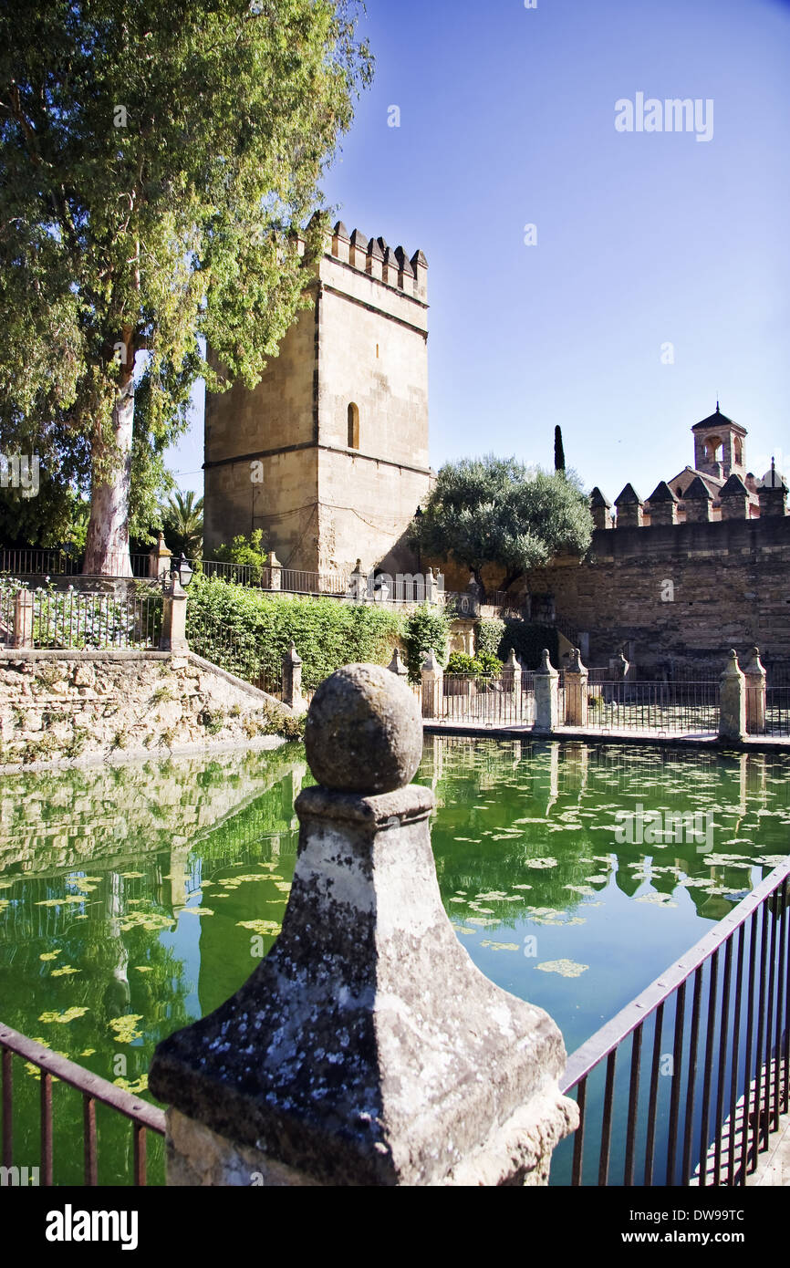 Alcazar Gärten der katholischen Könige, Cordoba Stockfoto