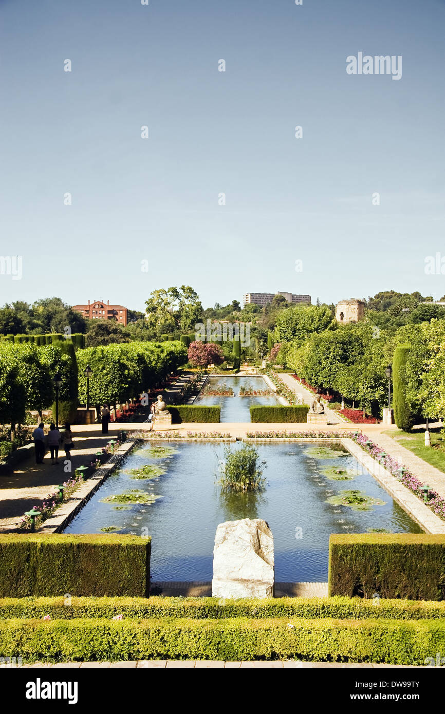 Alcazar Gärten der katholischen Könige, Cordoba Stockfoto