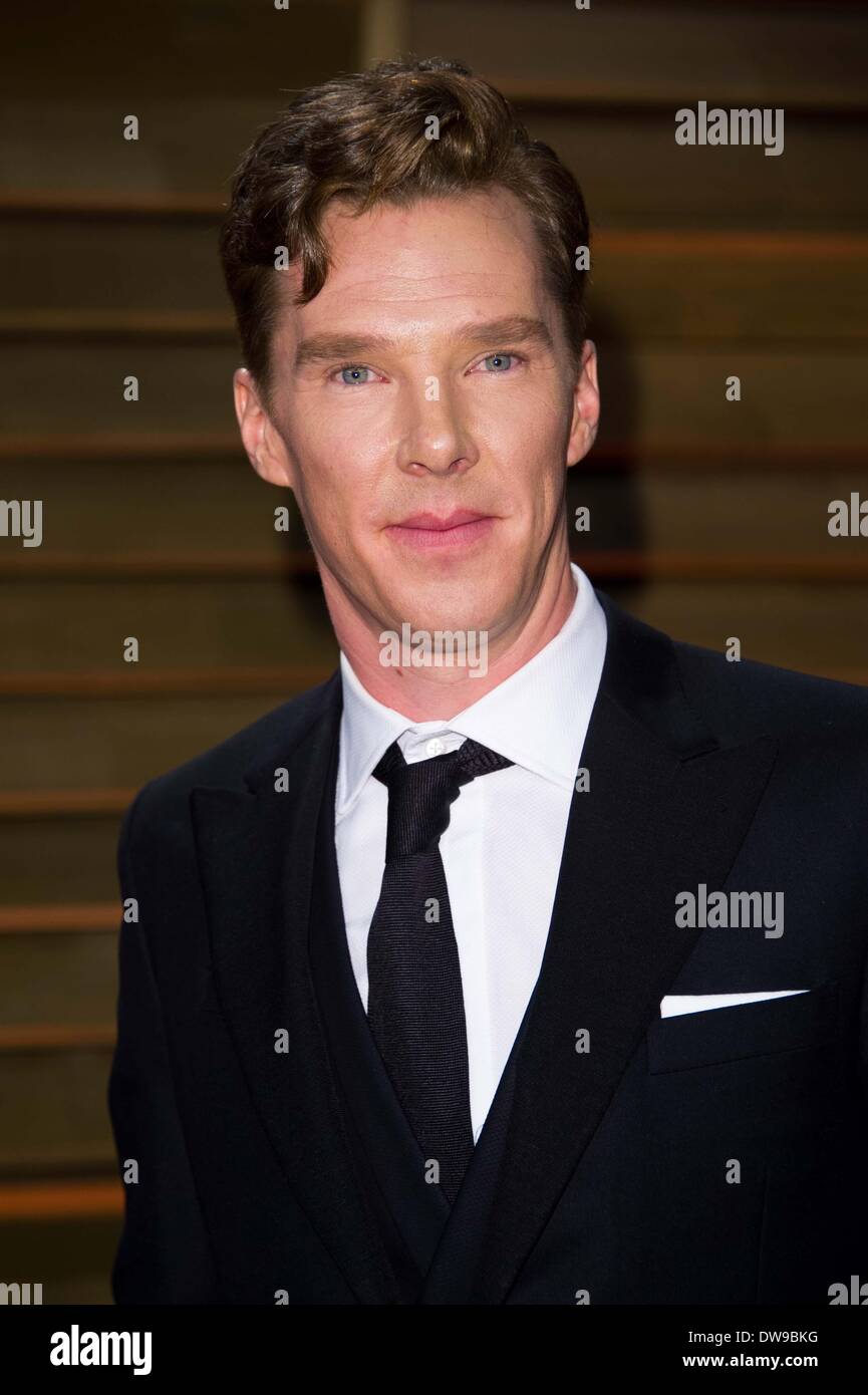 BENEDICT CUMBERBATCH 2014 VANITY FAIR LOS ANGELES USA 03 März 2014 Stockfoto