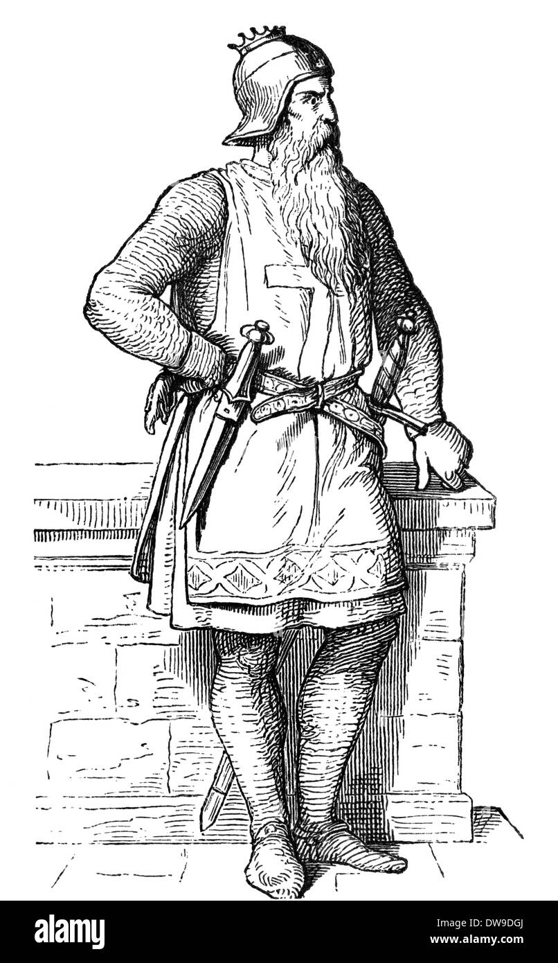 Friedrich ich Barbarossa Stockfoto