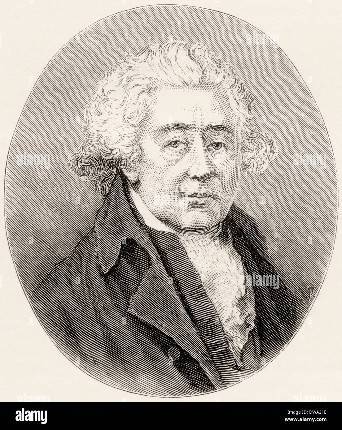 Matthew Boulton, 1728-1809. Englischer Hersteller und Geschäftspartner der schottische Ingenieur James Watt. Stockfoto