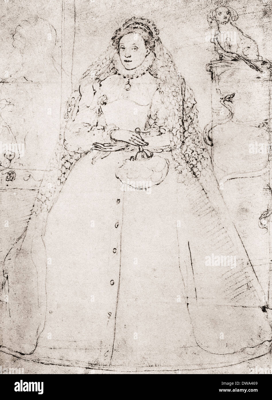 Elizabeth I, 1533-1603, Königin von England und Irland regierenden. Stockfoto