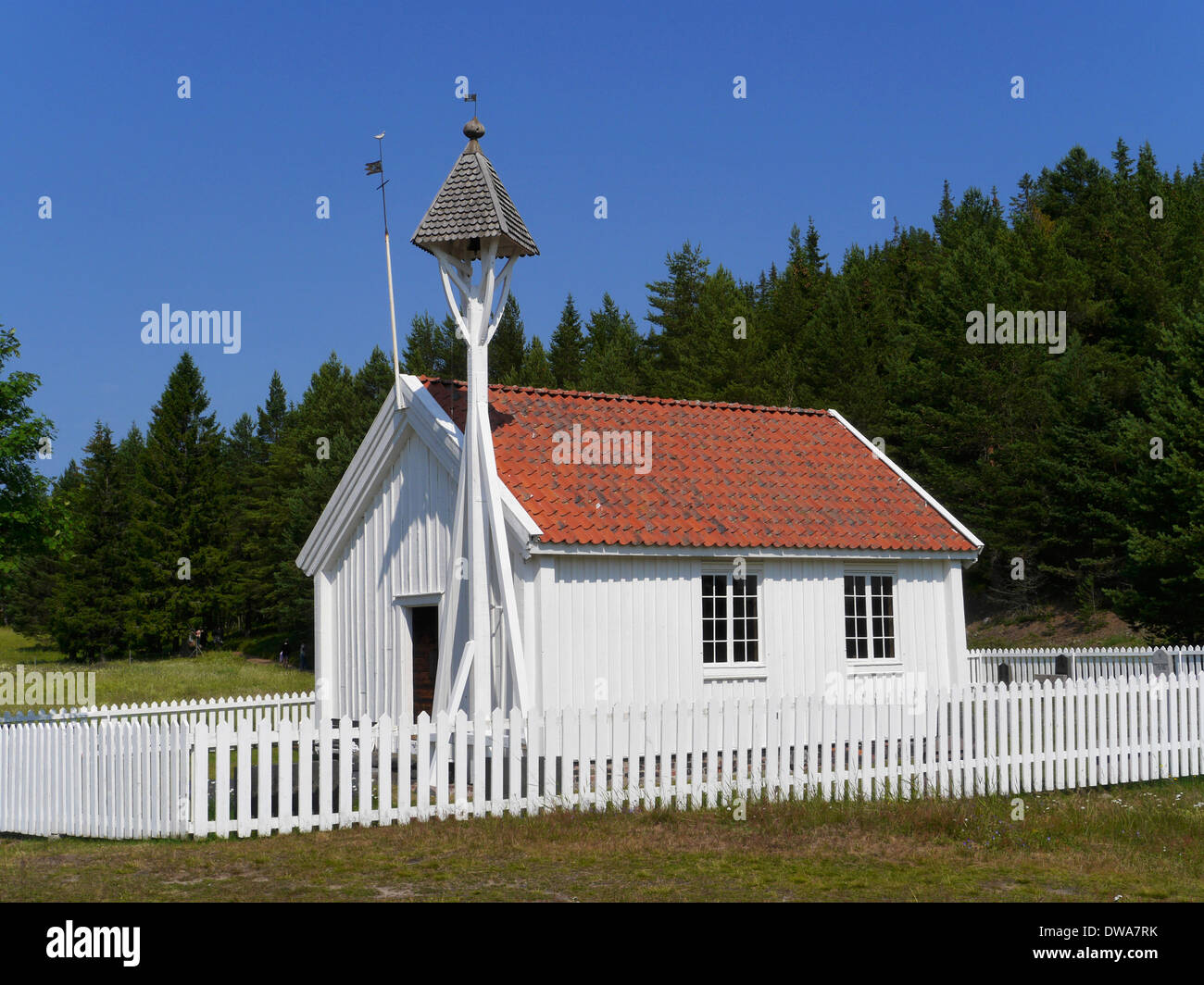 Trysunda Kapell, Kirche der Höga Kusten (hohe Küste), Västernorrlands Län, Bottnischen Meerbusen, Trysunda, Schweden Stockfoto