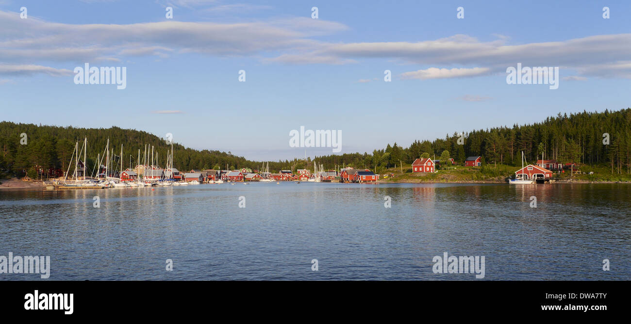 Trysunda, Höga Kusten (hohe Küste), Västernorrlands Län, Bottnischen Meerbusen, Schweden Stockfoto