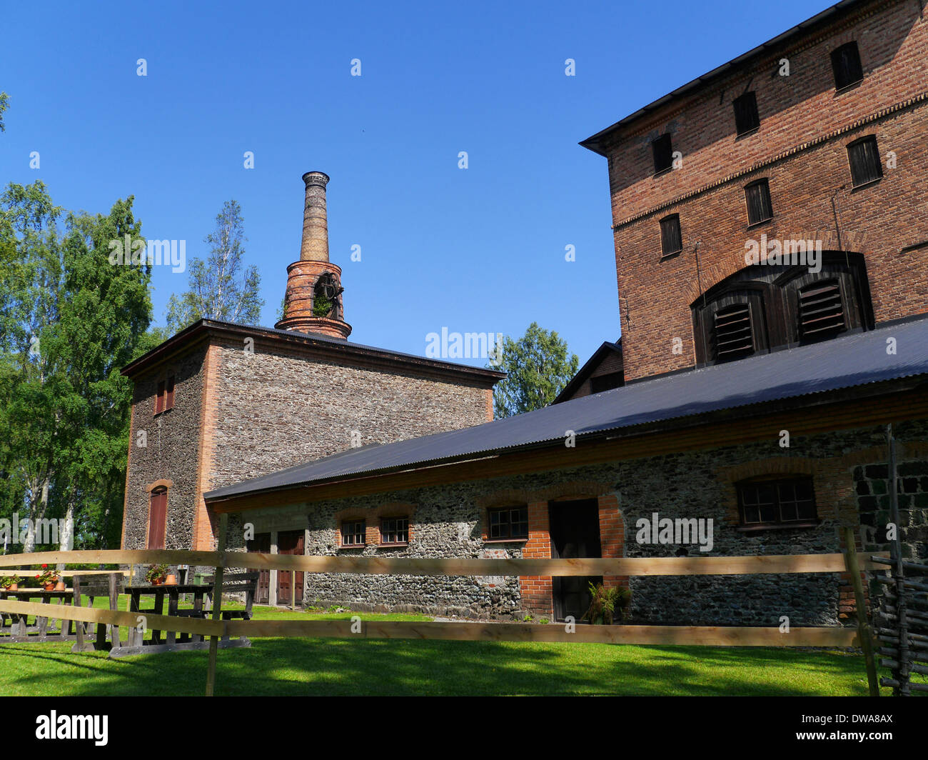 HYTTAN, Axmar Bruk, Gävleborgs Län, Hälsingland, Bottnischen Meerbusen, Schweden Stockfoto